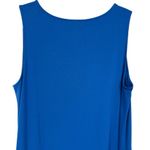 NWT J. Jill Wearever Collection Sleeveless Flounce Hem Midi Dress Blue Size XLP Photo 5