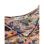 Rusty Dusty Boho Floral Maxi , 3/4 Puff Sleeve Dress Womens Size Medium Photo 2