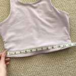 Outdoor Voices  Venus Crop Top Bra V-Back High Neck RARE Size Small Like NEW Photo 3