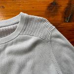 Lululemon  Back to Balance Sweater Open Back Twist Detail Iced Iris  - Size 8 Photo 11