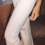 White Flared Pants Size 0 Photo 0