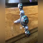 Royston Blue Horizon Turquoise Sterling Silver Pearl Ring Size 7 Photo 7
