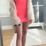 BB Dakota Faux Fur Cream Coat Photo 3