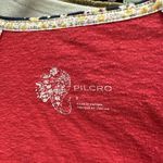 Anthropologie Pilcro Scoop Neck 72 Short Sleeve Tee Red Size Small Photo 2