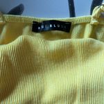 Blue Blush  Banana Ribbed One Piece Bodysuit Tank Top Womens Sz S NWOT Photo 4