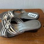 Predictions Women's Charming Metallic Slide Sandals Size 6W Sku 2937 Photo 2