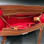 Dooney & Bourke  Brown Pebbled Leather Small Lexington Shopper Tote Shoulder Bag Photo 6