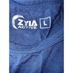 Zyia  active navy women’s activewear loose fit tank Large #718 Photo 4