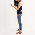 Madewell  Embroidered Sweater Vest Tank Night Vision Navy M Photo 2