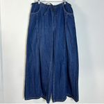 Free People Bohemian Veritas Wide-Leg Jeans in Truth Dark Wash NWT Size XL Photo 8