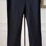 Veronica Beard  Black Flat Front Ankle Dress Pants $350 8 Photo 0