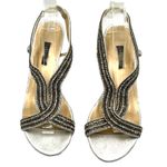 Caparros  Zorro T-Strap Evening Rhinestone Open Toe Slingback Heel 9 Photo 2