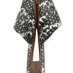 Yosi Samra Parker Mules Gray Snake Embossed Leather Open Back Flats Size 7 Black Photo 10