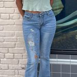Anthropologie Retro flare leg blue jeans 💕 Photo 0