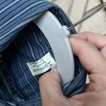 Vintage dress long sleeve with stripes 60s 70s Photo 7