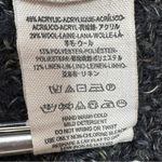 Free People Dylan Tweedy Cowl Neck Wool Blend Sweater Black XS Boho Grunge Photo 10