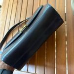 Salvatore Ferragamo  Gancini Shoulder Bag Leather navy blue vintage Photo 8