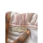Vintage Pink Victorian Fleece Nightgown Lace Ruffle Collar Floral Embroidery L Size L Photo 7