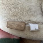 Miu Miu  Shearling Leather Tote Bag Photo 6