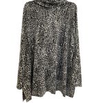 Avenue  Women’s Leopard Print Cowl Neck Sweater Size 22/24 Photo 1