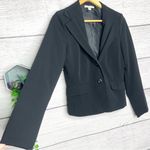 Merona Classic Black Blazer Jacket Women's Size Small Professional Office Work Photo 2