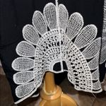 Pinky Womens 1X Black Embroidered Open Front Kimono Lagenlook Boho Duster Photo 8