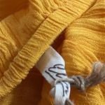Elan Woven Yellow Marigold Strapless Romper Medium NWT EBW-RG7236 Rayon Boho Photo 11