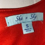 She & Sky Sleeveless Stripe Dress Women’s Small Photo 5