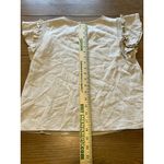 Sugar +‎ Lips Linen Blend Shirt Womens Size XS Hippie Boho Peasant Cottagecore Photo 5