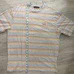 Acne Studios  | Pastel Stripe Short Sleeved Unisex T-Shirt | Powder Blue | XS Photo 5