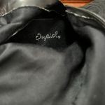 Qupid  Miss 10 Embroidered Floral Thigh High Boots Black Faux‎ Suede Size 5.5 Photo 12