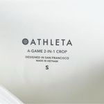 Athleta A-Game 2-In-1 White Skirt Leggings, Size Small Photo 2