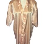 Victoria's Secret Vintage Gold Label Light Pink Sleep Shirt Dress Women's Large Photo 0