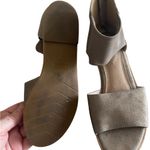 Eileen Fisher  Two Piece Ankle Mesh Strap Suede Open Toe Sandals Photo 5