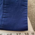 IZOD Button Down Long Sleeve Cotton Blend Navy Shirt XS Photo 6