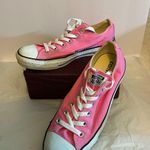 Converse ALL STAR CHUCK TAYLOR PINK SNEAKERS PREOWNED WOMENS (9), MENS (7) Photo 1