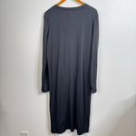 Madewell  Long Sleeve Pocket Ribbed Black Dress Size Xlarge Photo 4