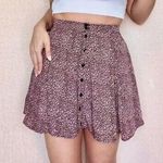 Urban Outfitters ★ UO mini skirt - Dark Pink leaopard print ★ Photo 3