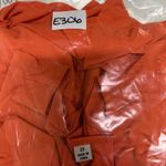 Susan Graver Plus 2X Top Liquid Knit Triple Layer Ruffle Printed A-Line V-Neck Photo 9