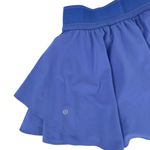 Lululemon Court Rival High-Rise Tennis Skirt Long Wild Indigo Blue Skort Size 0 Photo 7