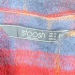 Stoosh plaid red and black / grey jacket coat fall style medium winter coat Gray Photo 2