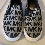 Michael Kors Michael  Keaton Slip On Signature Logo Sneakers Navy Blue White 6.5 Photo 4