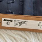 SKIMS  Fits Everybody Lace Demi Underwire Bra Onyx Size 40C Photo 6