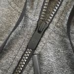 Lululemon EUC Black Heather Fleece Zip Hoodie Photo 5