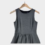 ZARA Basic Jumper Dress Gathered Waist Size XS School Girl Academia Minimalist Photo 3