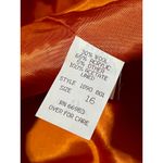 Leslie Fay Vintage Wool Blend Fall Blazer Made in USA ILGWU Embroidered 16 L Photo 5