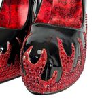 Pleaser Bordello Teaser Pinup Red Flame Platform Stilettos Heels 6 Photo 5