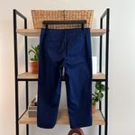 Talbots  Mid-Rise Navy Perfect Skimmer Chino Twill Capri Dress Pant Trouser, 6 Photo 4