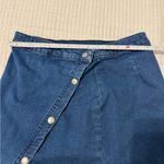 We The Free  Denim Cross Snap Wrap Skirt Size 10 Photo 2