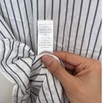 Frank & Eileen 100% Italian Modal Eileen Striped Button Down Size XS White Photo 3